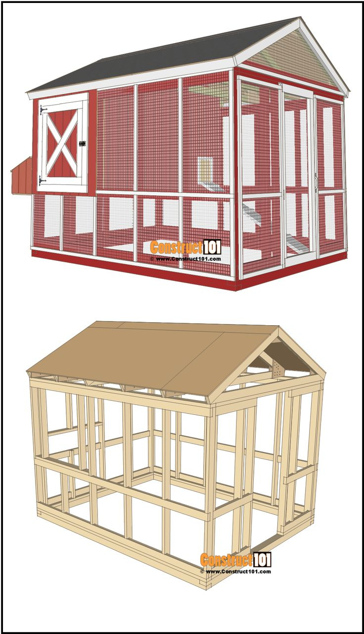 8X10 Chicken Coop Plans | Free Pdf pertaining to Free Printable Chicken Coop Blueprints