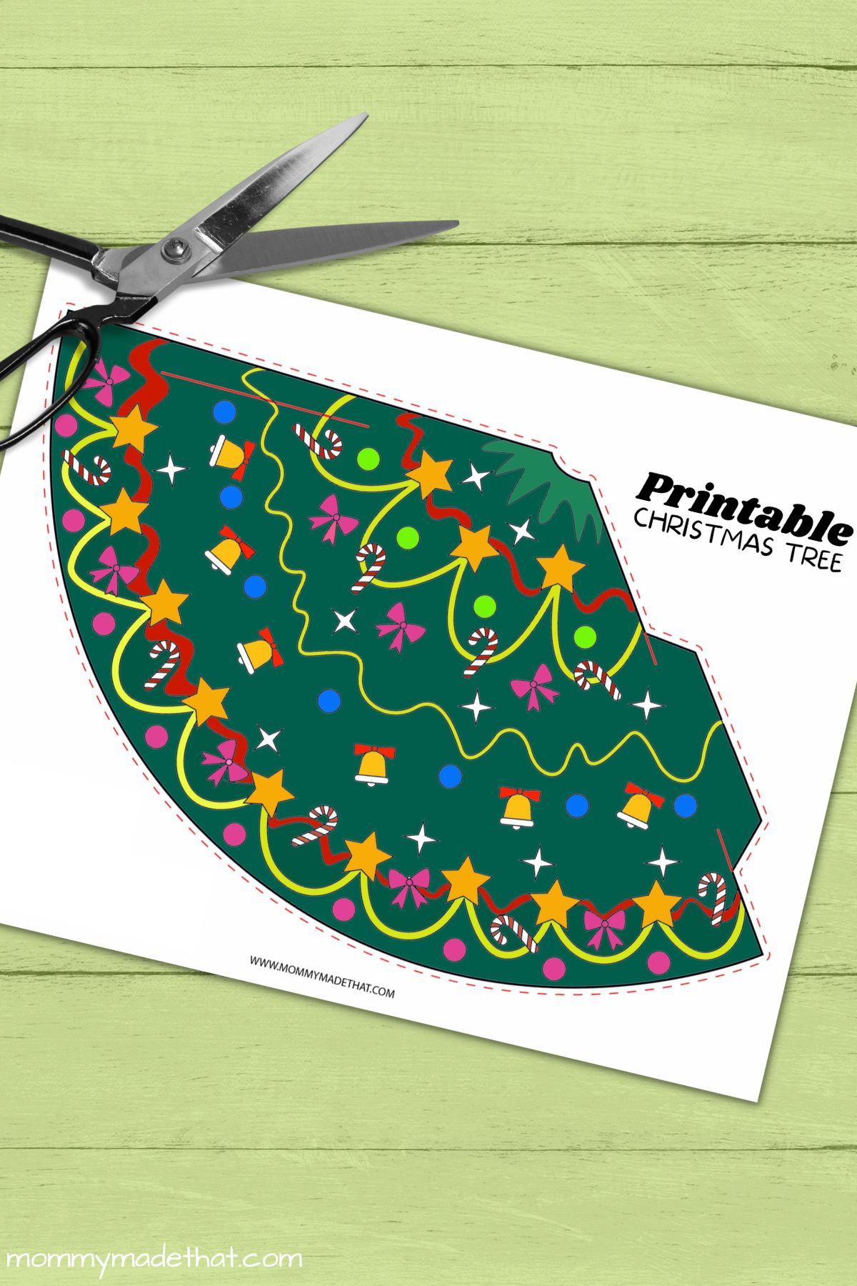 Adorable Free Printable Christmas Trees (Makes A Tree Shape) with regard to Free Printable Christmas Tree Cone Template