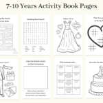 Age Appropriate Wedding Activity Book - Paper Ballards inside FREE Printable Childrens Wedding Activity Book Uk