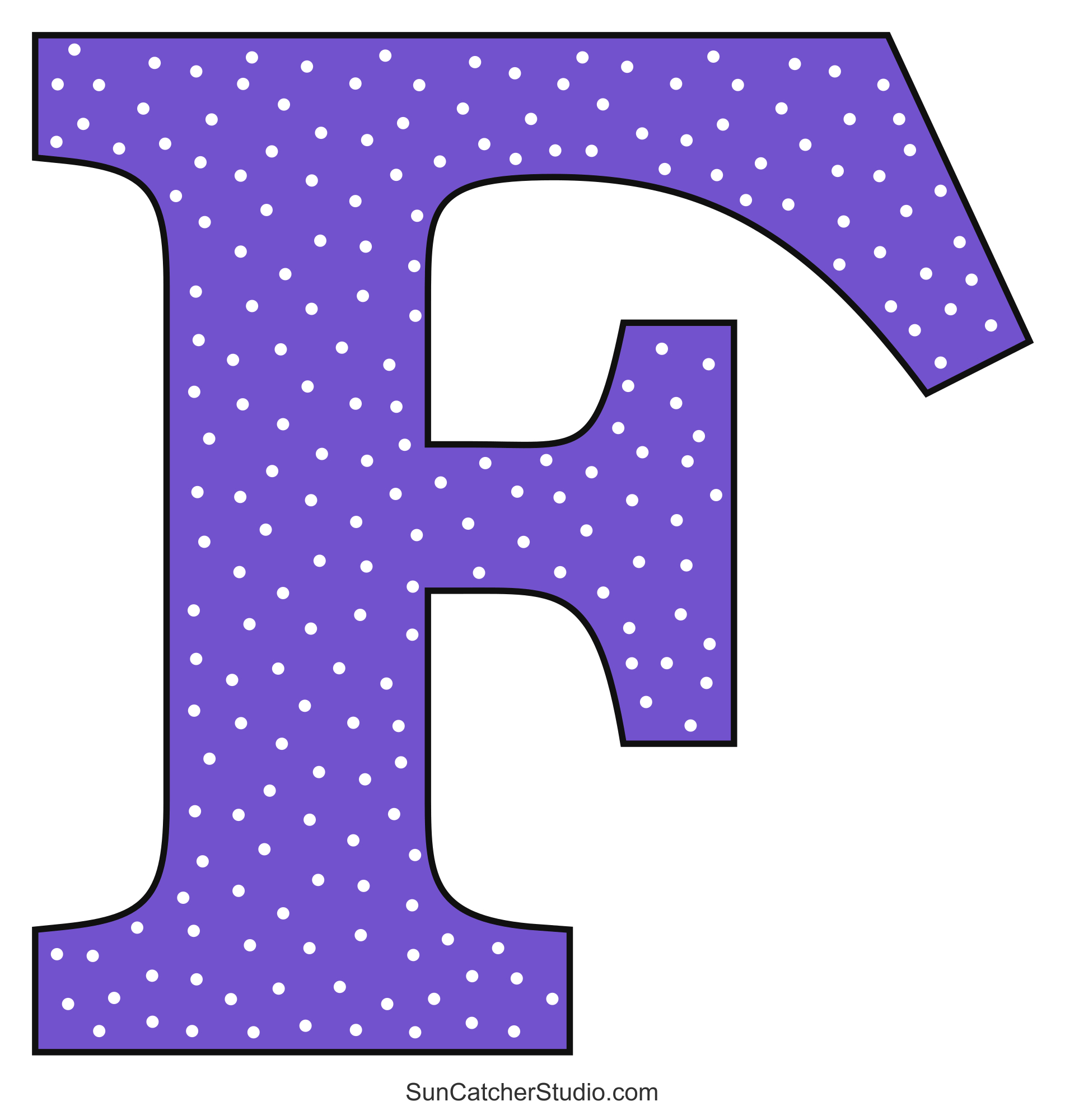 Alphabet Letters And Numbers With A Colorful Polka Dot Design throughout FREE Printable Clip Art Letters