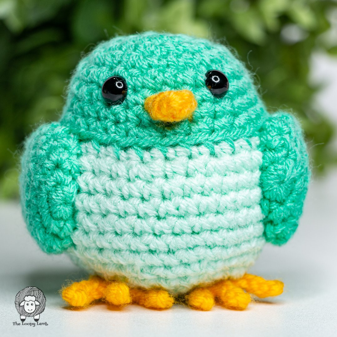 Amigurumi Bird Crochet Pattern - The Loopy Lamb pertaining to FREE Printable Crochet Bird Patterns