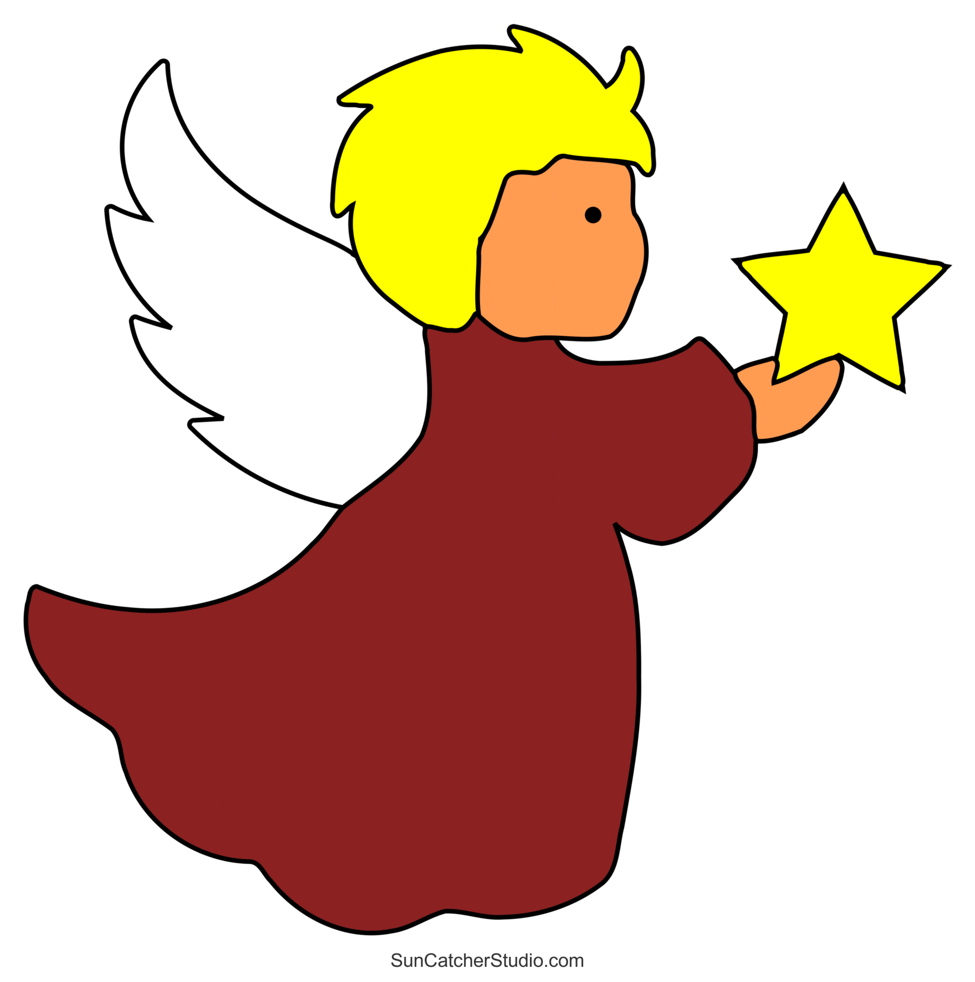 Angel Templates And Stencils (Free Printable Patterns) – Free throughout FREE Printable Christmas Angel Pictures