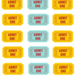 Baby'S First Year: Free Printable (Circus-Themed) Baby Month Signs with FREE Printable Circus Ticket Template