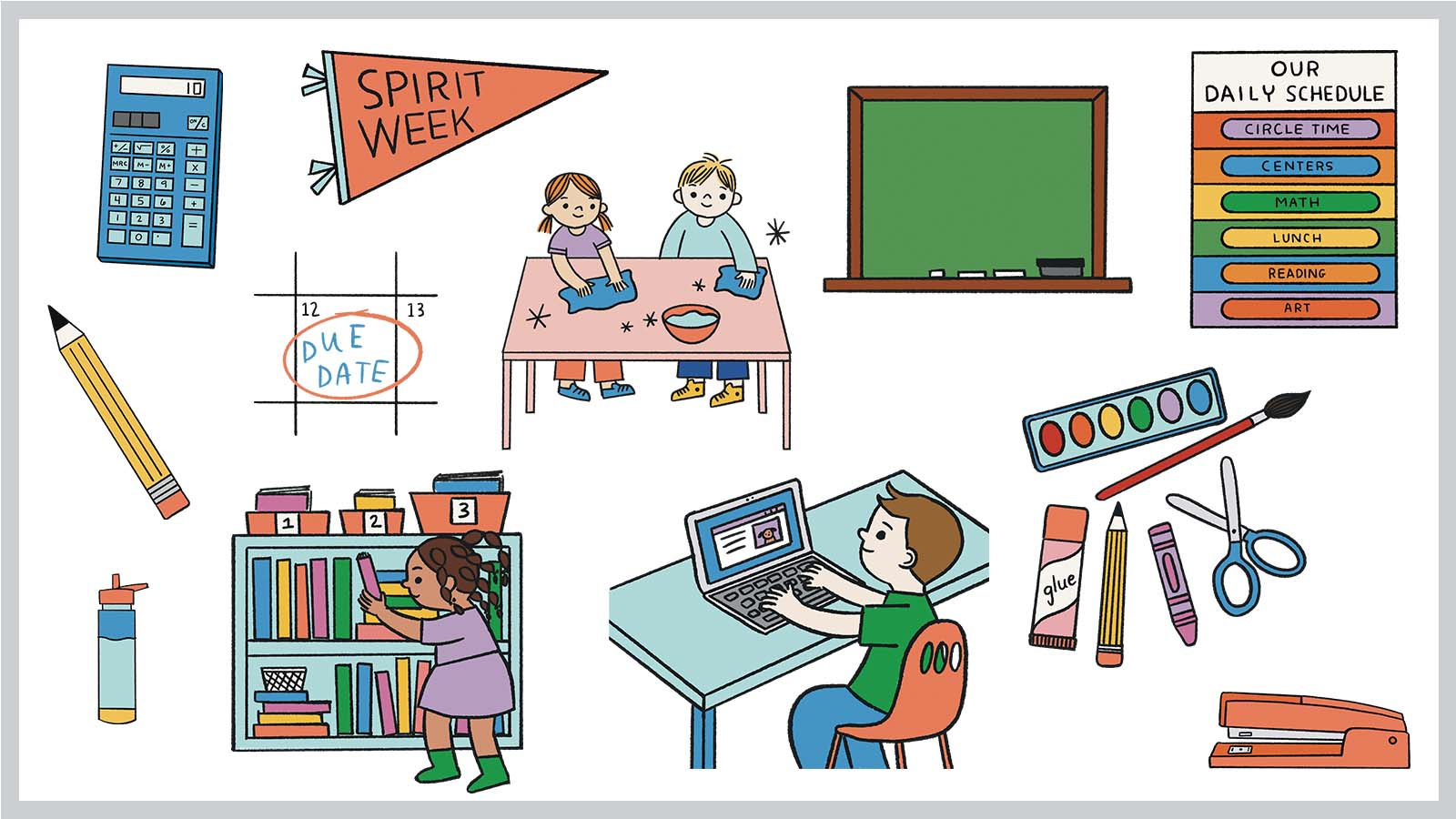 Back To School Clipart Bundle - 87 Free Pngs For Classroom Use throughout Free Printable Clipart For Teachers