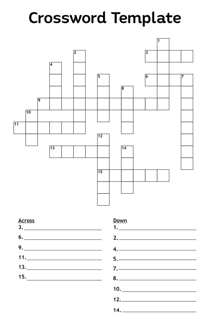 Bible Study Journal Ideas In 2025 | Free Printable Crossword pertaining to Free Printable Crossword Puzzle Template