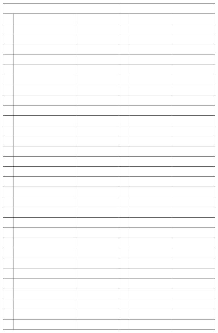 Blank Chart With Lines - 10 Free Pdf Printables | Printablee intended for FREE Printable Charts with Lines