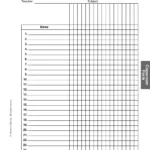 Blank Class List ≡ Fill Out Printable Pdf Forms Online in FREE Printable Class Roster Template