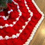 Bobble Stitch Christmas Tree Skirt - Free Crochet Pattern throughout FREE Printable Crochet Christmas Tree Skirt Pattern