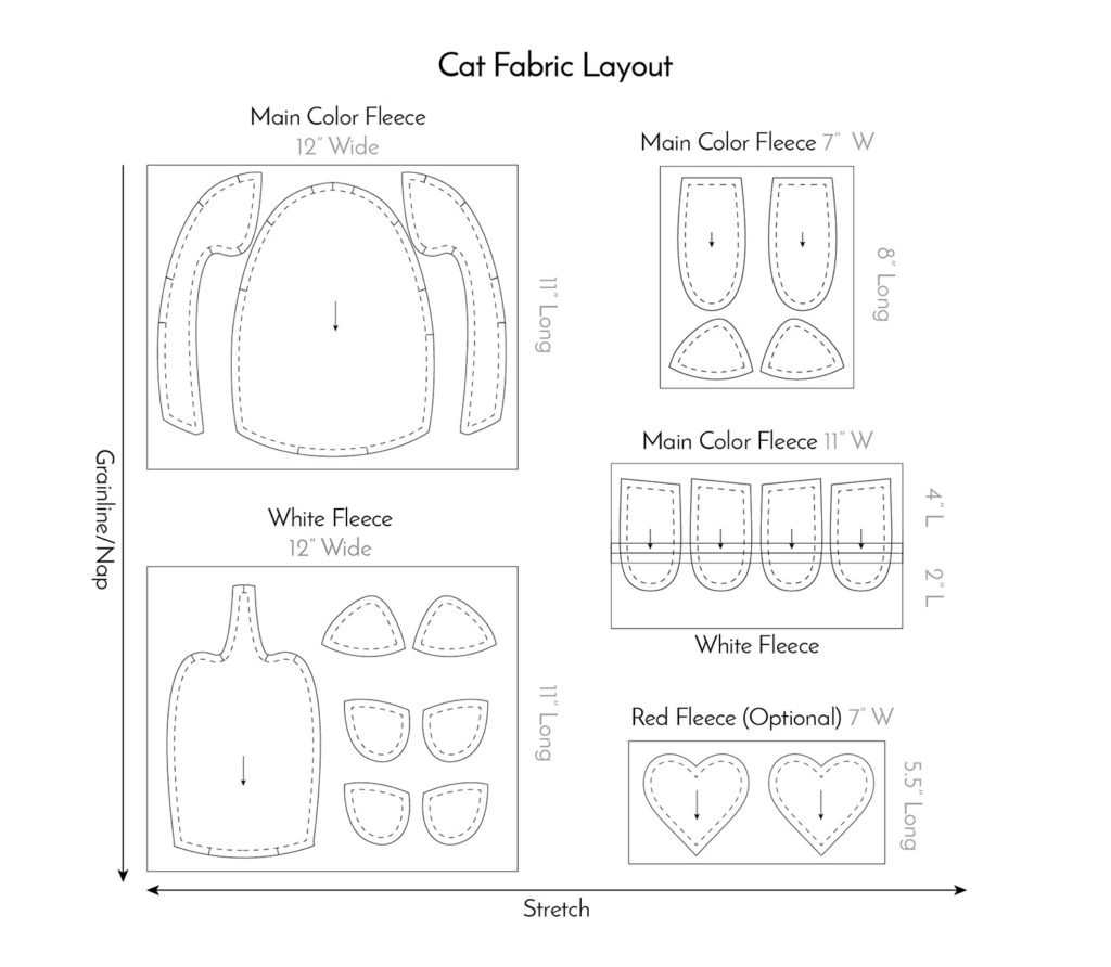 Booper The Cat Free Sewing Pattern Plus Bonus Tiny Patterns within Free Printable Cat Sewing Patterns