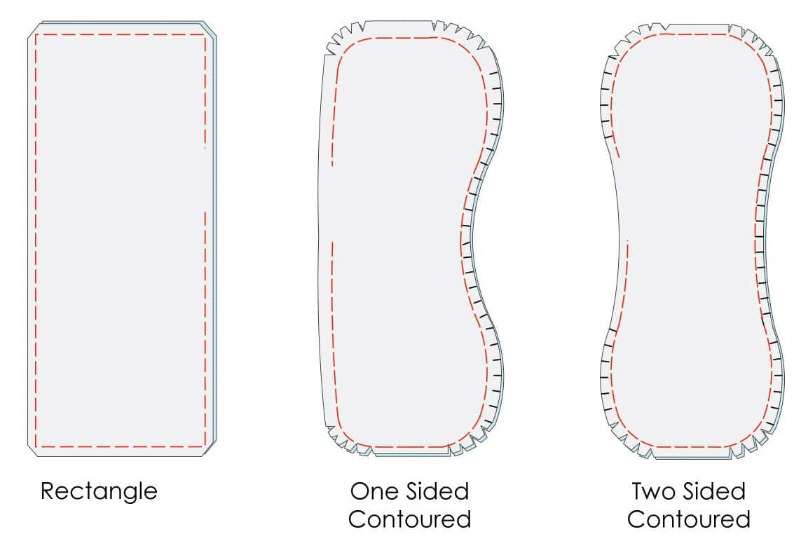 Burp Cloth Pattern - Free Printable Pattern 3 Styles | Treasurie intended for Free Printable Burp Cloth Patterns