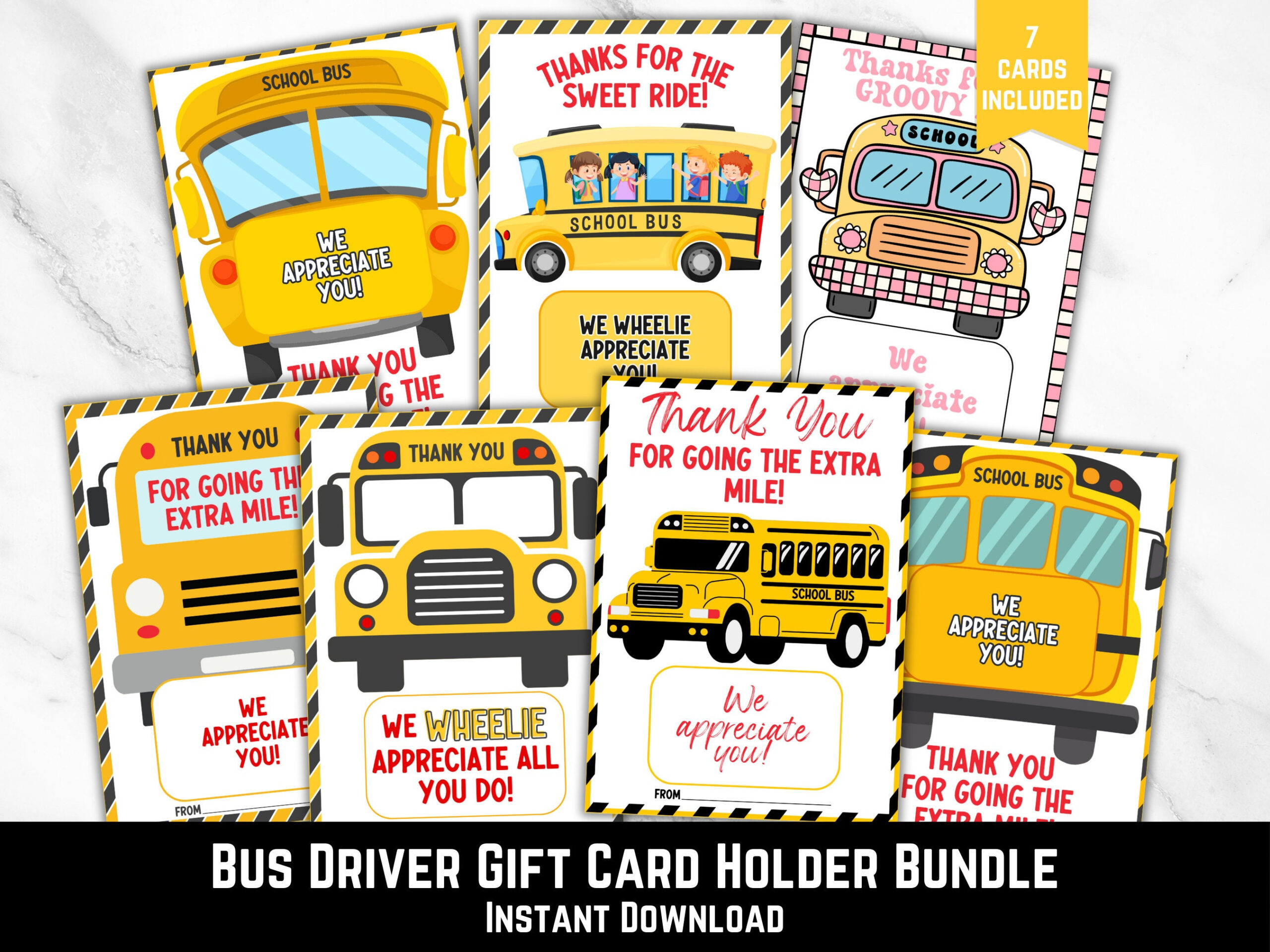Bus Driver Gift Card Holder, Printable Bus Driver Appreciation with regard to Free Printable Bus Driver Gift Card Holder