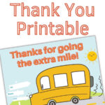 Bus Driver Thank You Printable - South Georgia Style with regard to FREE Printable Bus Driver Thank You Cards