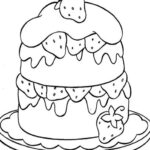 Cake Printable Free Printable Cake Stencils Templates Coloring Pages regarding FREE Printable Cake Decorating Stencils