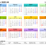Calendar 2025 (Uk) - Free Printable Pdf Templates intended for Free Printable Calendar 2025 Uk