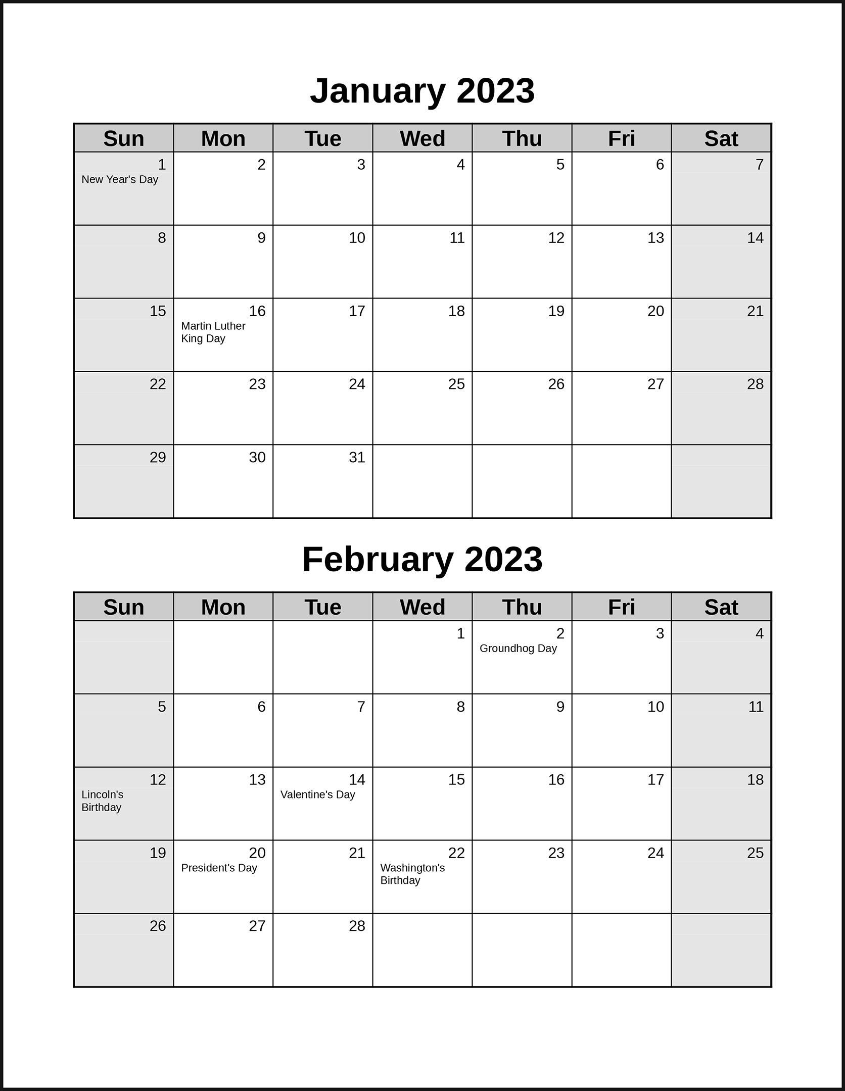 Calendarsthatwork - Double Month intended for Free Printable Calendar 2 Months Per Page