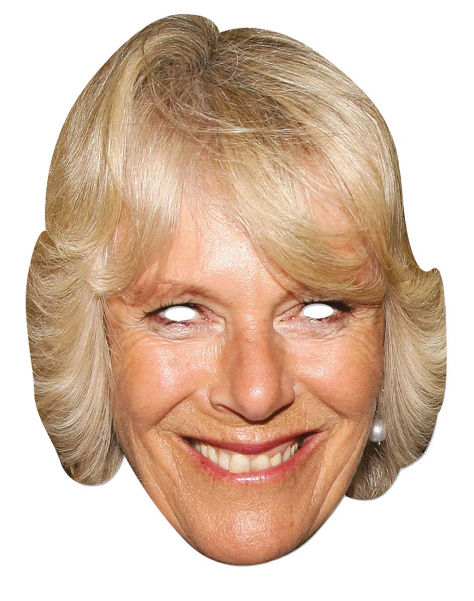 Camilla-Parker Bowles Celebrity Face Maskmask-Arade Camil01 regarding FREE Printable Celebrity Face Masks