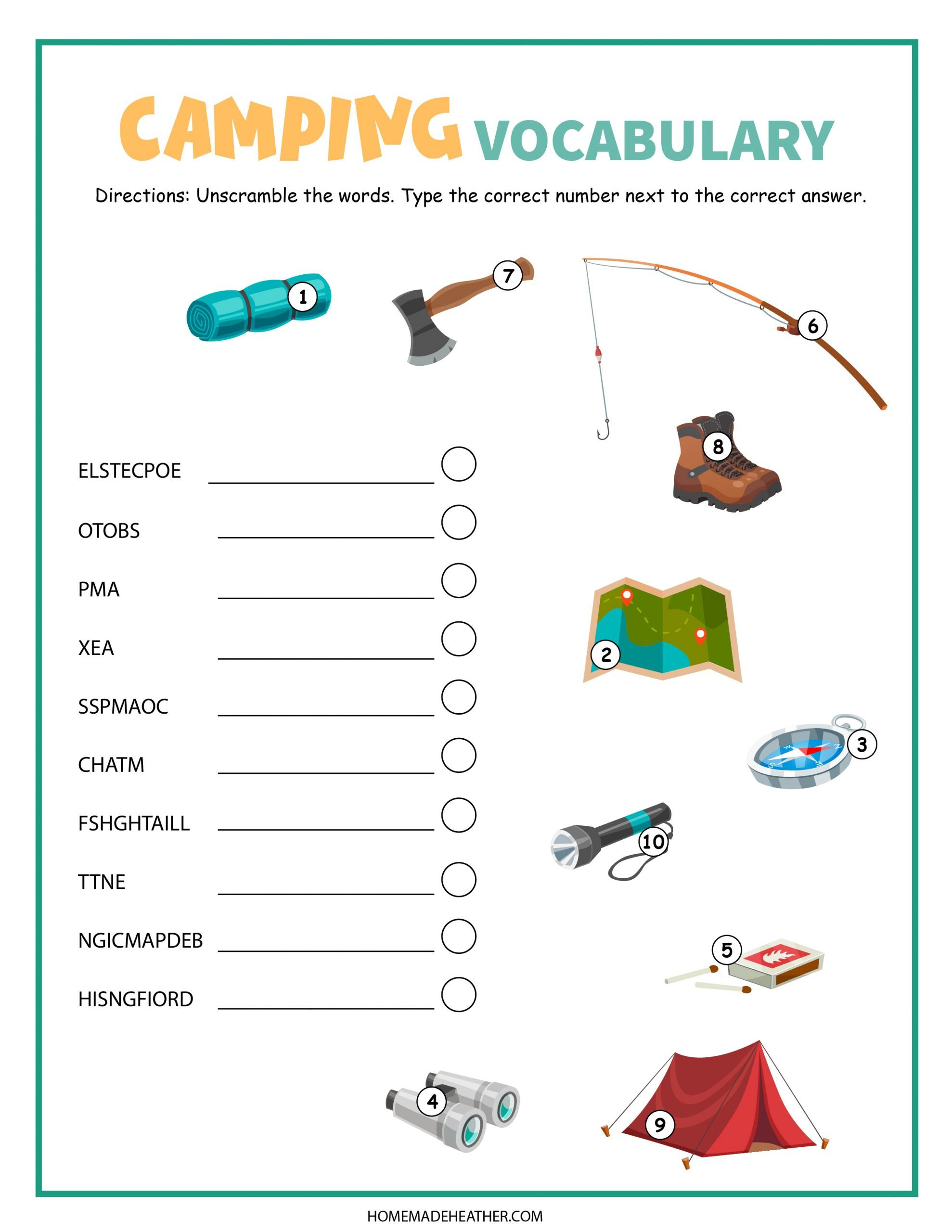 Camping Printable Activity Sheets » Campfire Foodie inside Free Printable Camping Activity Sheets