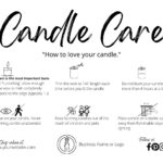 Candle Care Card Template, General Care Card, Diy Candle Business within Free Printable Candle Care Instructions