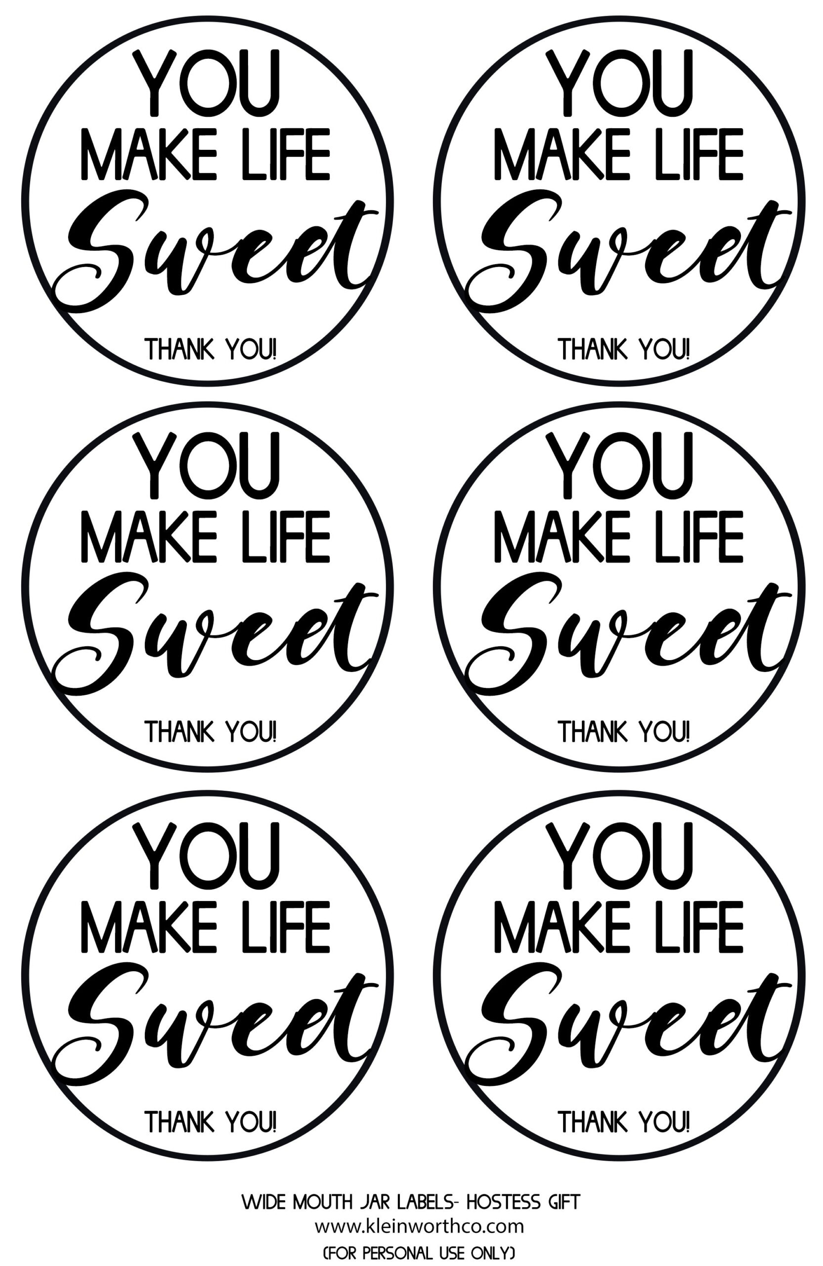 Candy Jar Labels with FREE Printable Candy Jar Labels