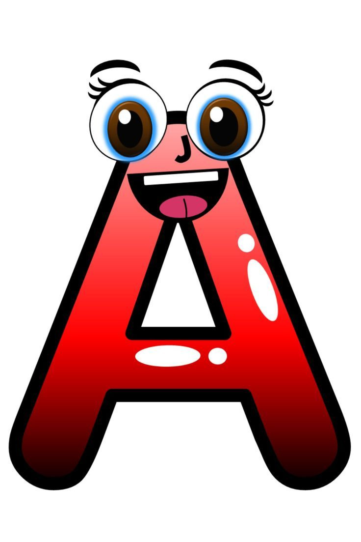 Capital Letter A Clip Art With Face | Cute Alphabet Letter A Clip intended for FREE Printable Clip Art Letters