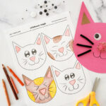 Cat Template- Printable Coloring Page - Childhood Magic with regard to Free Printable Cat Face Template