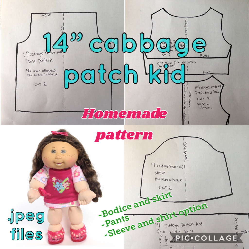 Category: Sewing - Flotsam &amp;amp; Jetsam inside Free Printable Cabbage Patch Doll Patterns
