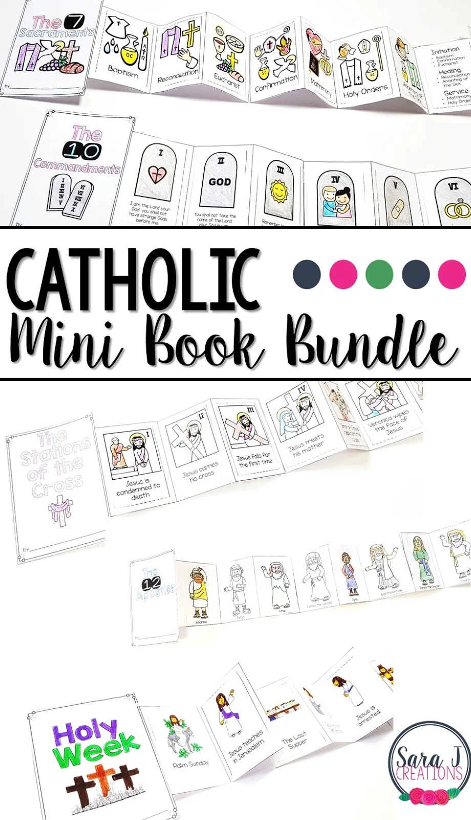 Catholic Mini Books To Teach The Faith | Sara J Creations in FREE Printable Catholic Mass Book