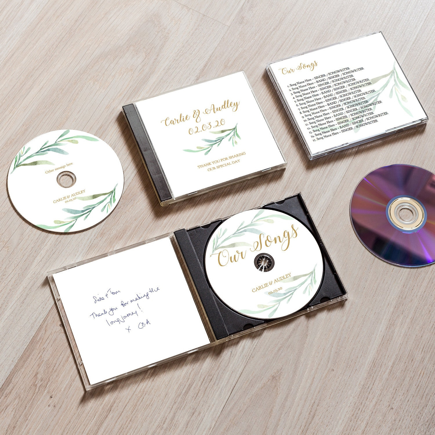 Cd Cover Template, Printable Cd Wedding Favors, Diy Template, Case inside Free Printable Cd Cover Template