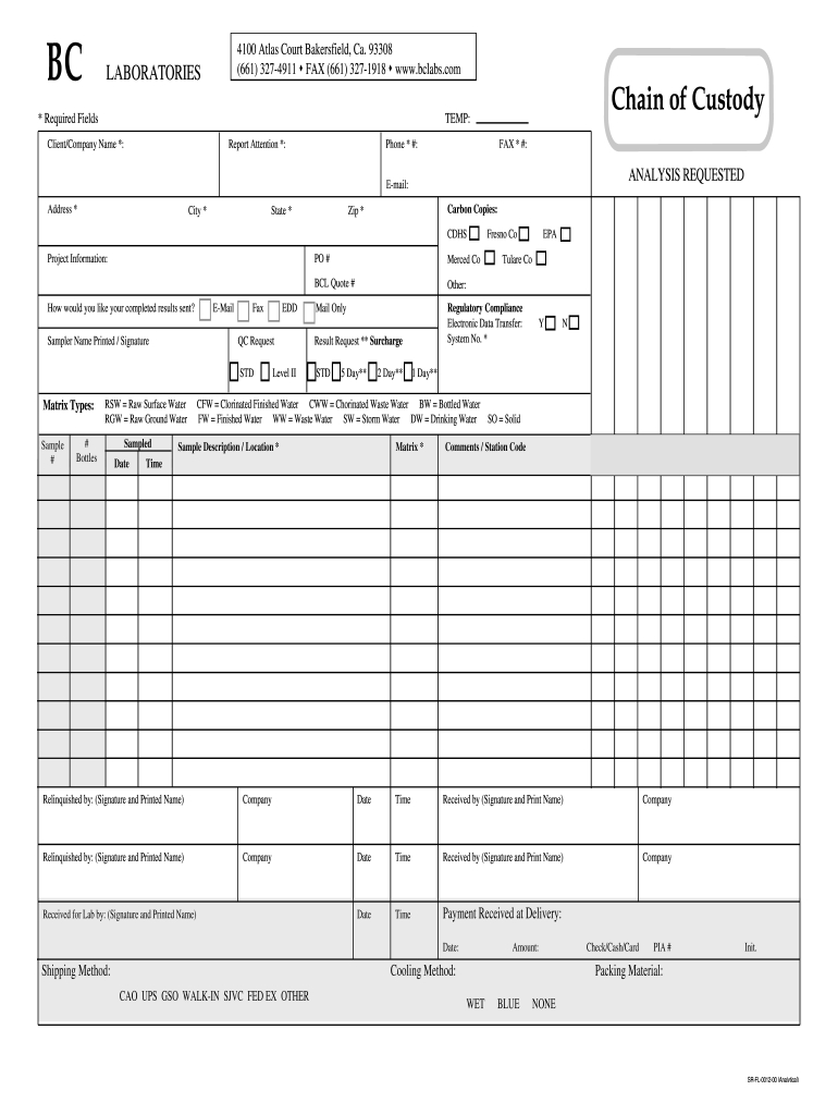 Chain Of Custody Form Template Word: Fill Out &amp;amp; Sign Online | Dochub regarding FREE Printable Chain of Custody Form