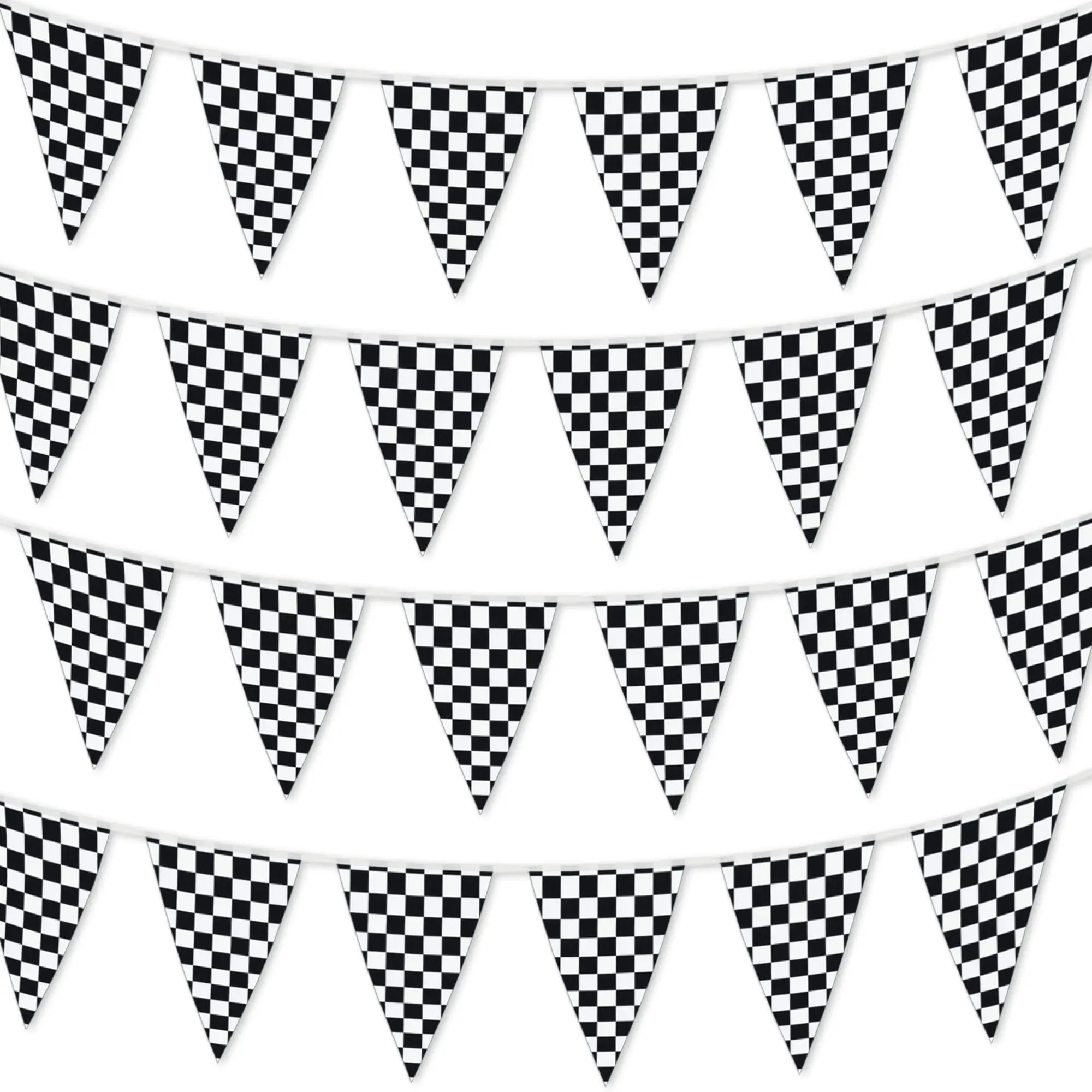 Checkered Flags Schwarz Und Weiß Wimpel Racing Banner Nascar Thema Party Decor Rennen Auto Parteien Décor Geburtstag Bbq Bar Hängen - Aliexpress in FREE Printable Checkered Flag Banner