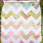 Chevron Quilt (The Easy Way) - Scattered Thoughts Of A Crafty within FREE Printable Chevron Quilt Pattern