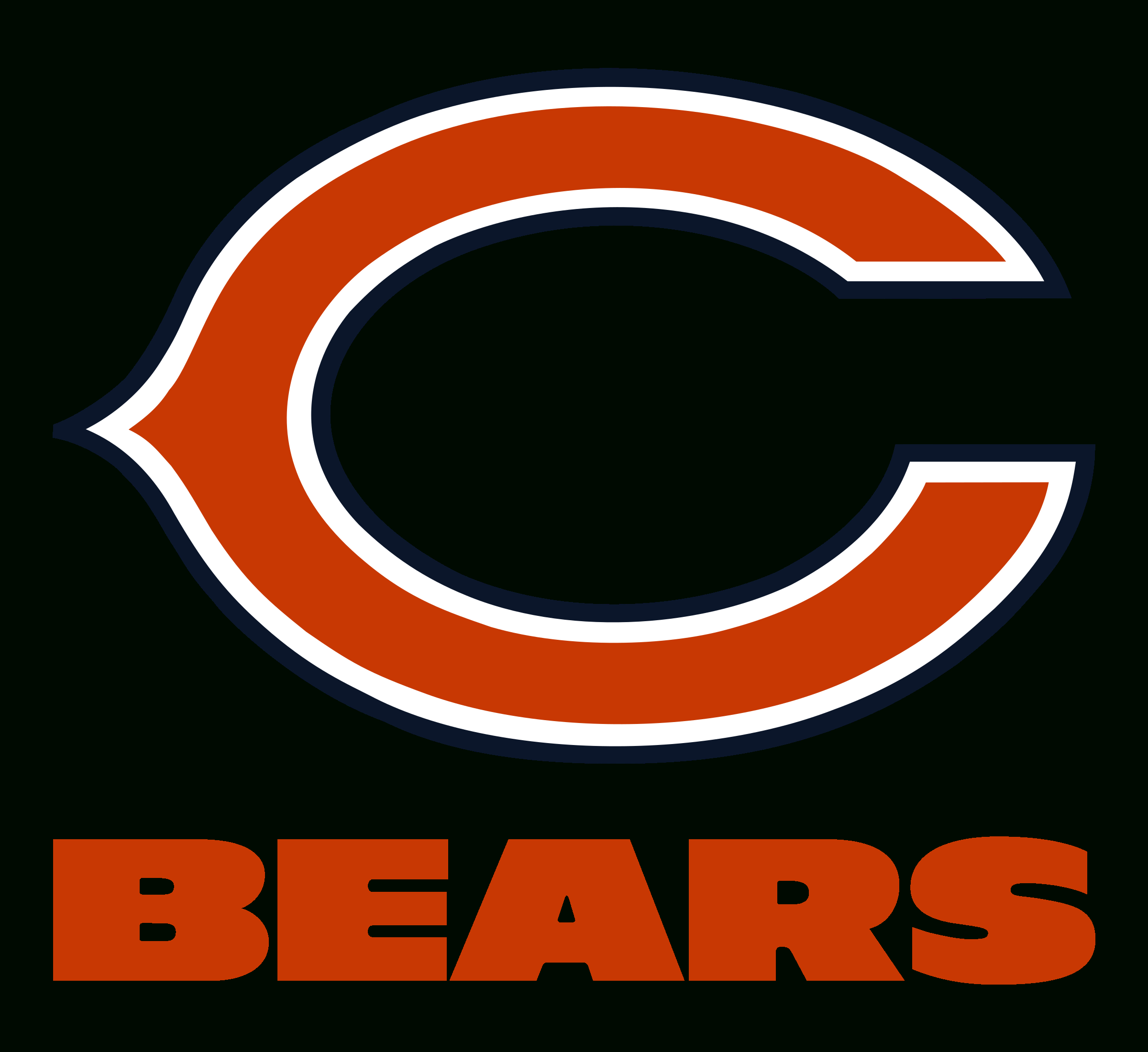 Chicago Bears Logo Png Transparent &amp;amp; Svg Vector - Freebie Supply throughout Free Printable Chicago Bears Logo