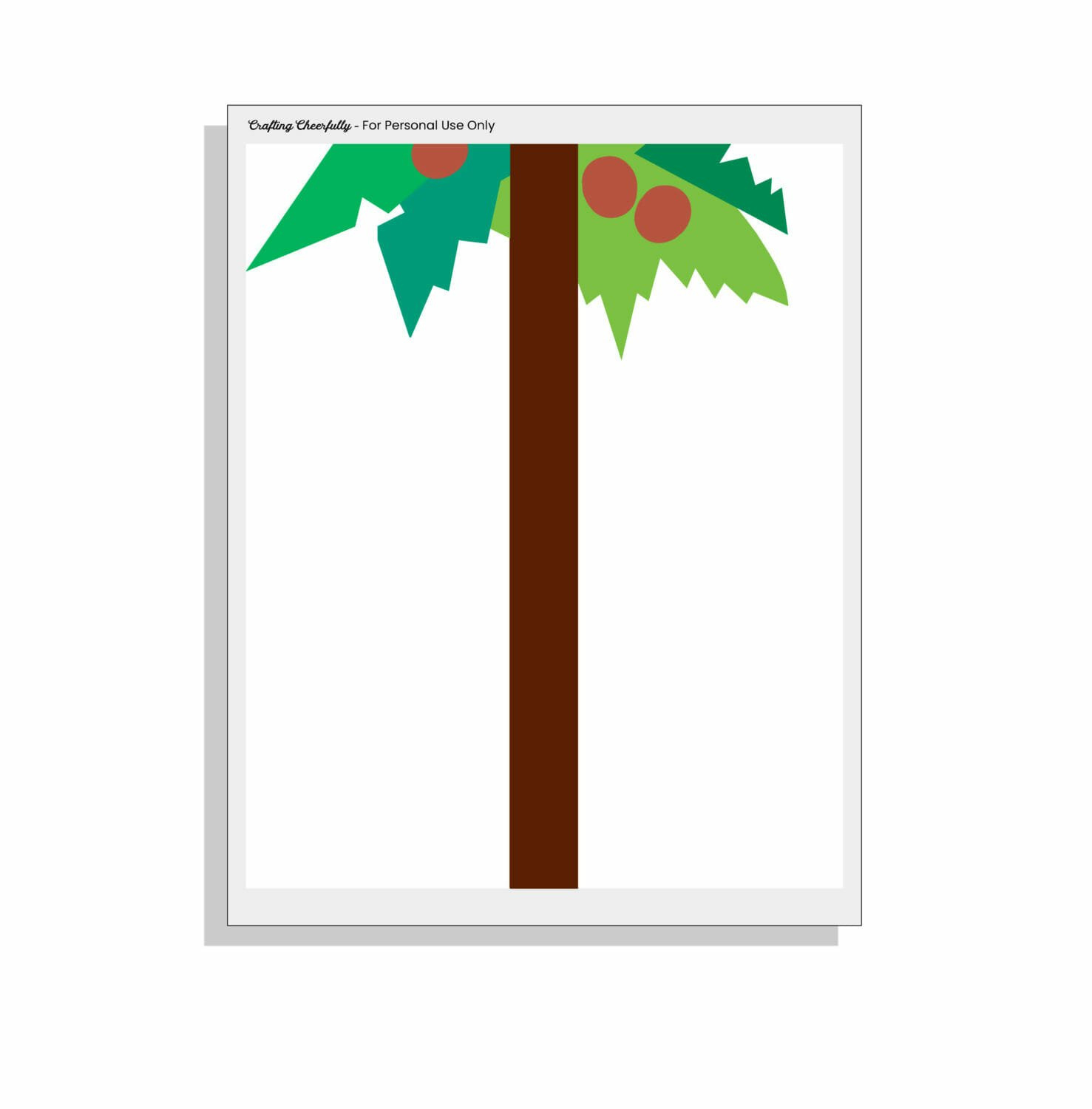 Chicka Chicka Boom Boom Name Art - Crafting Cheerfully regarding Free Printable Chicka Chicka Boom Boom Tree