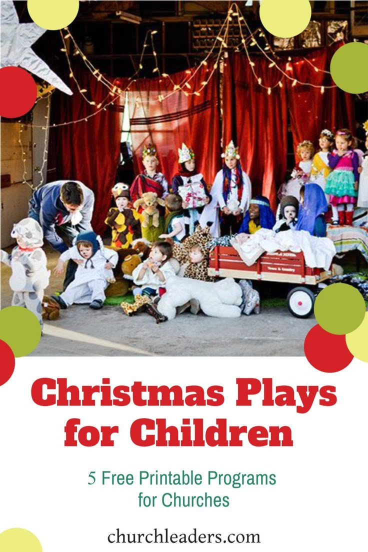 Children&amp;#039;S Christmas Plays For Church: 5 Free Programs regarding Free Printable Christmas Skits For Church