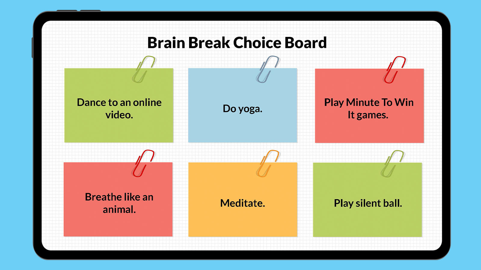 Choice Board Templates (Free Printable Bundle) in FREE Printable Choice Board Template FREE