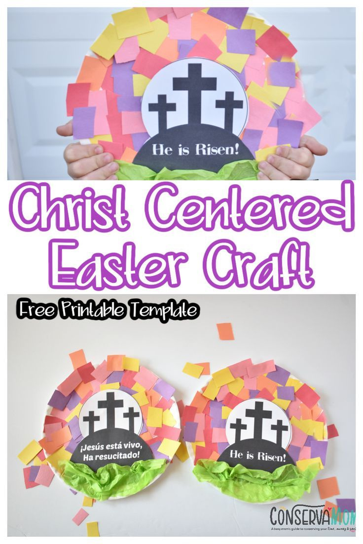 Christ-Centered Easter Craft For Kid: Spanish &amp;amp; English Templates! inside FREE Printable Christian Easter Crafts For Preschoolers