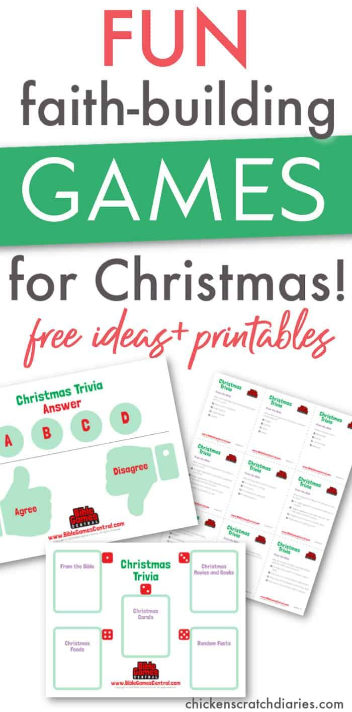 Christian Christmas Games: 5 Free, Low-Prep Printable Activities in FREE Printable Christian Christmas Party Games For Adults