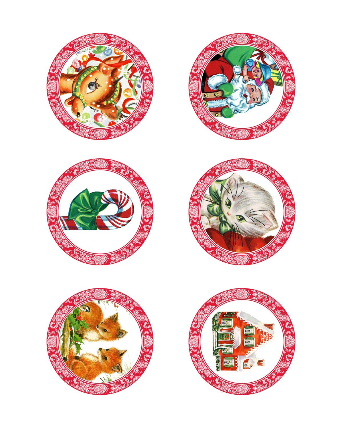 Christmas Candy Jar Labels! - The Graphics Fairy with FREE Printable Christmas Labels For Mason Jar Lids