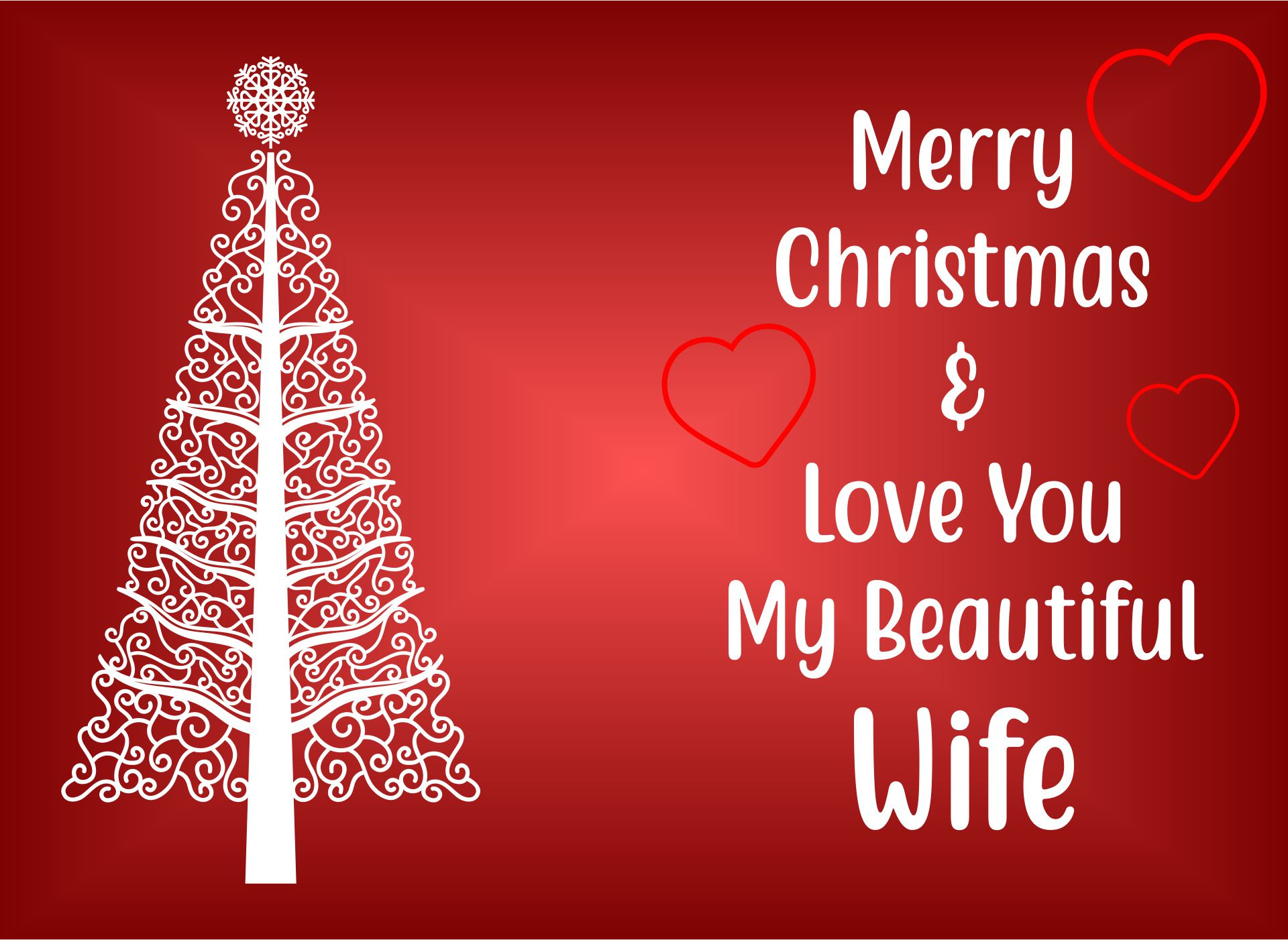 Christmas Cards For A Wife To Give Christmas Cards For A Wife Wife for FREE Printable Christmas Card For My Wife