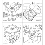 Christmas Coloring Pages: Free Printable Sheets - Drawings Of in FREE Printable Christmas Colouring Pictures
