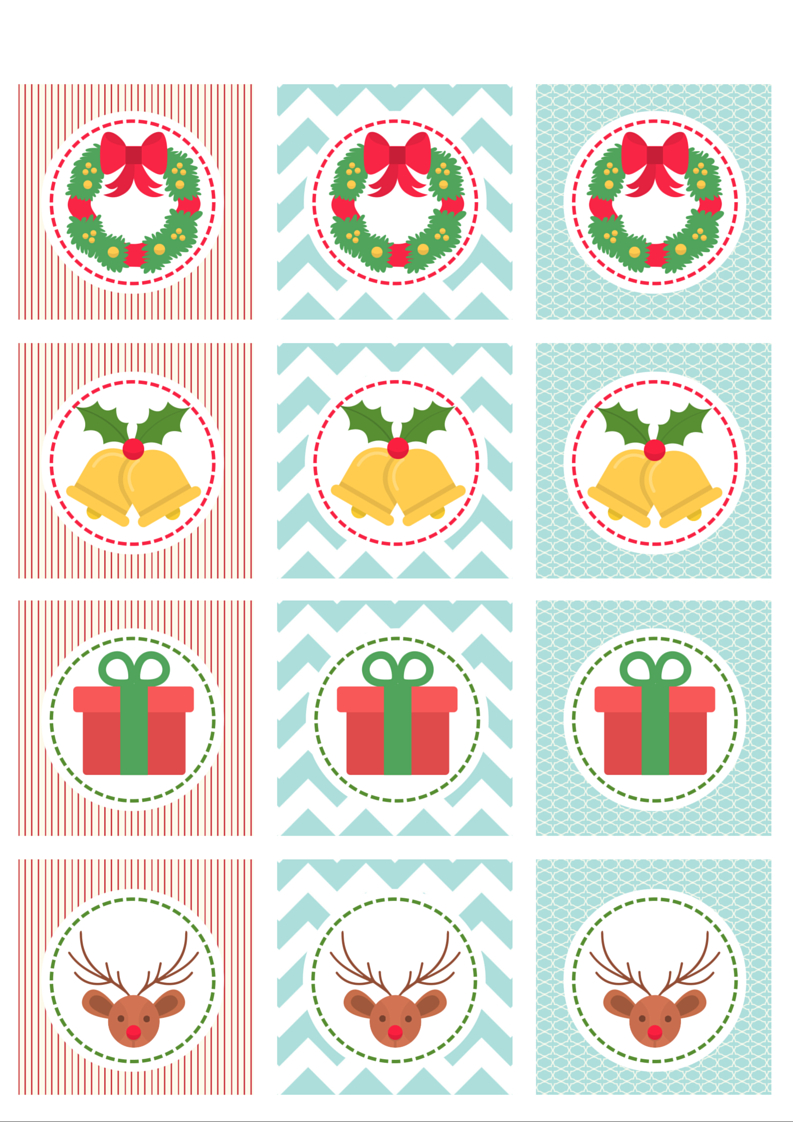 Christmas Cupcake Toppers - Free Printables with regard to Free Printable Christmas Cupcake Toppers