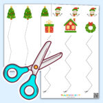Christmas Cutting Templates Printable Pdf pertaining to FREE Printable Christmas Cutting Activities