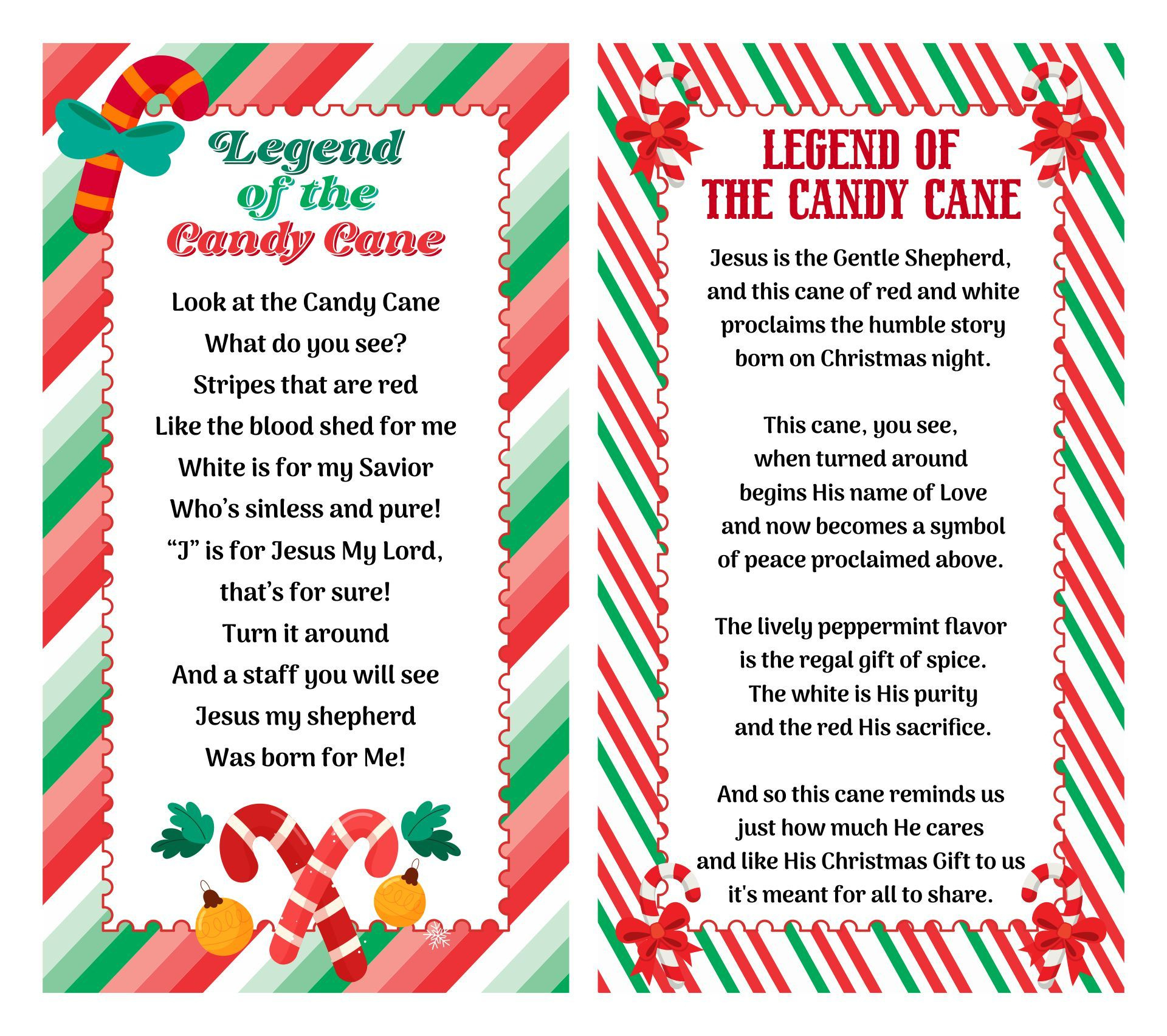 Christmas Jesus Bookmarks - 13 Free Pdf Printables | Printablee throughout Free Printable Candy Cane Legend Bookmarks