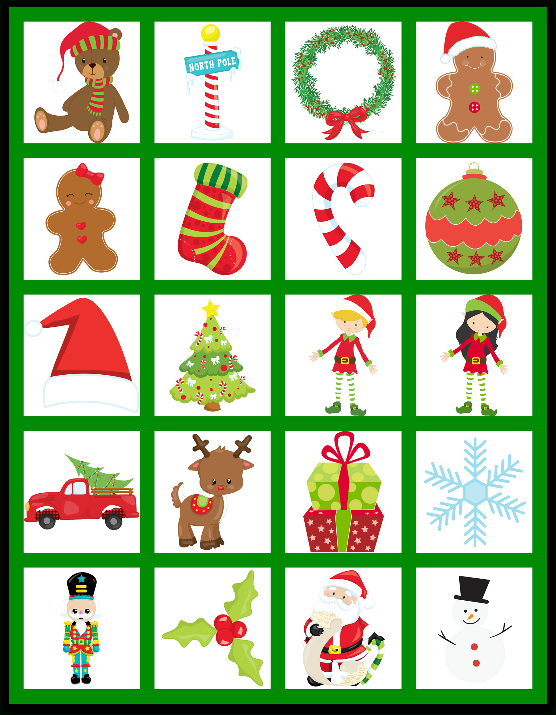 Christmas Memory Game - Free Printable - Extreme Couponing Mom pertaining to FREE Printable Christmas Memory Game