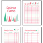 Christmas Planner Free Printable! • Tessie Fay with Free Printable Christmas Gift Planner