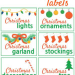 Christmas Storage Box Labels with regard to FREE Printable Christmas Storage Labels