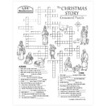 Christmas Story Crossword Puzzle - Printable pertaining to FREE Printable Christmas Crossword Puzzle For Adults