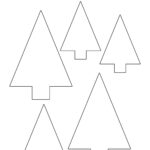 Christmas Tree Outline - Childhood Magic in Free Printable Christmas Tree Templates