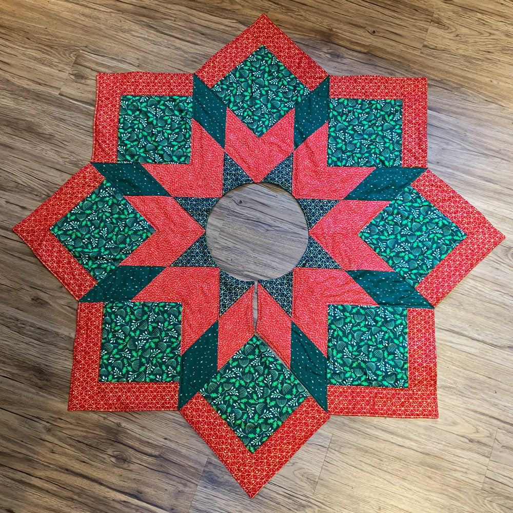 Christmas Tree Skirt Pattern From Jordan Fabrics – Helen&amp;#039;S Closet in FREE Printable Christmas Tree Skirt Pattern