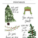 Christmas Vacation Printables - Set Of Four in FREE Printable Christmas Vacation Quotes